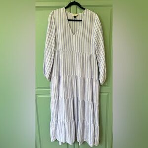 Universal Thread Tiered Striped Maxi Dress